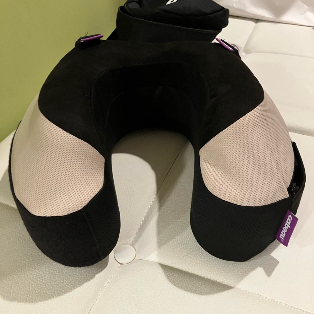 Used once Cabeau foam neck travel pillow
